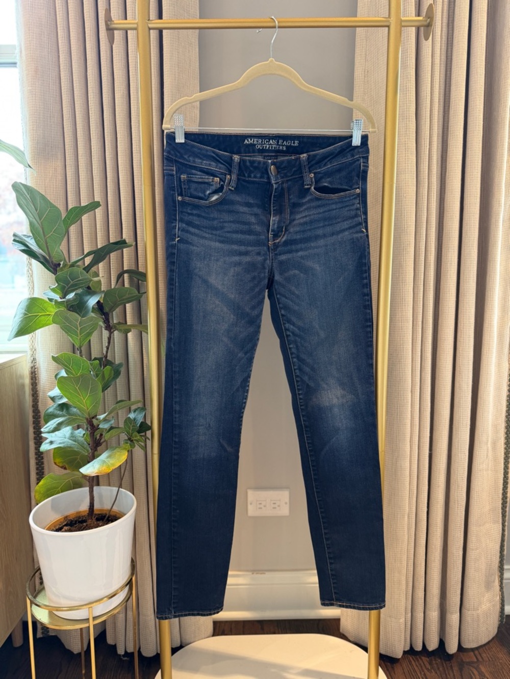 American Eagle Outfitters Indigo Skinny Jeans